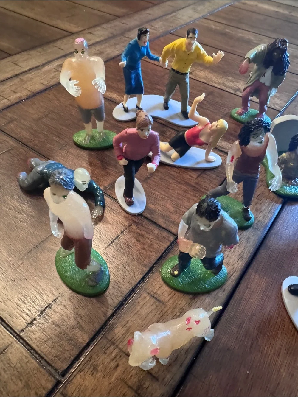Zombie Cake Toppers Figurines Horror Scary Cupcake Novelty Halloween Party